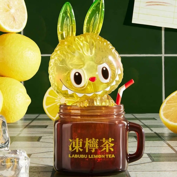Labubu Lemon Tea Figurine - Picture 2 of 8
